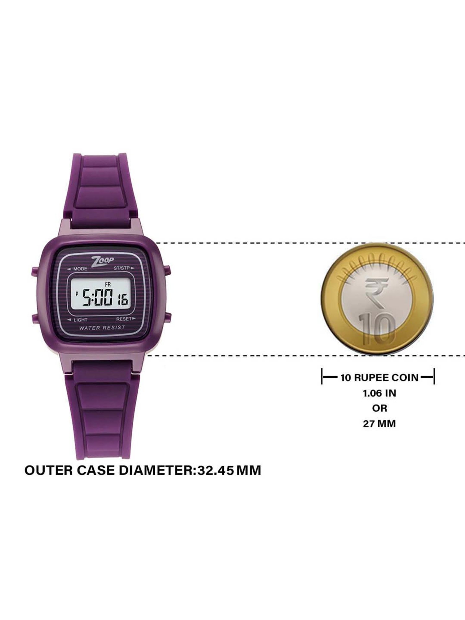 Zoop NS16017PP03 Unisex Digital Watch