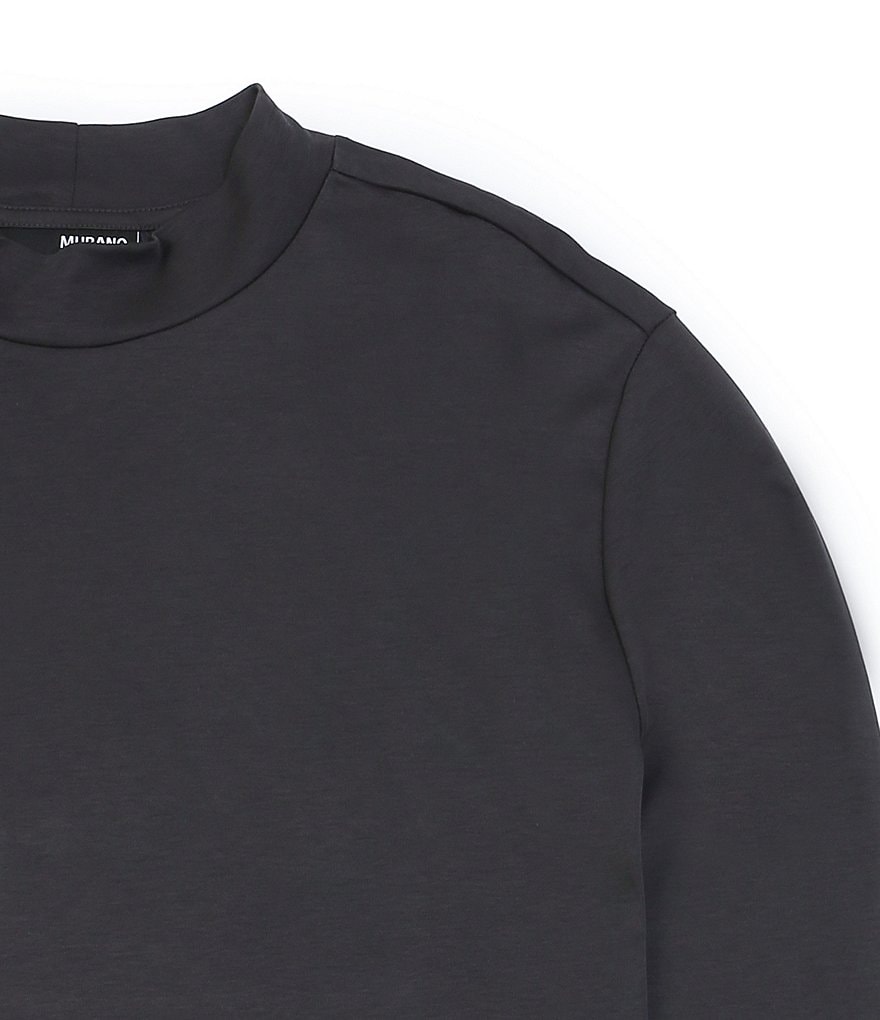 Murano Liquid Luxury Interlock Mockneck Pullover