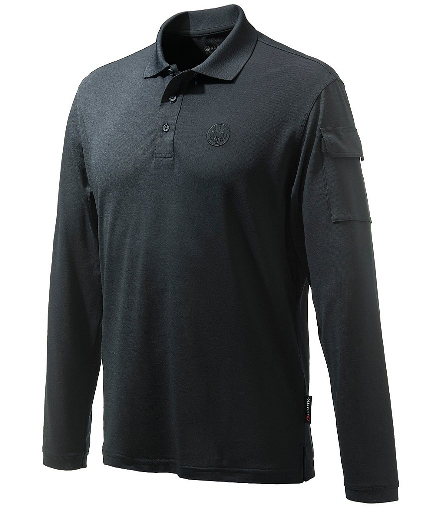 Visconti Petal Print Short-Sleeve Polo Shirt