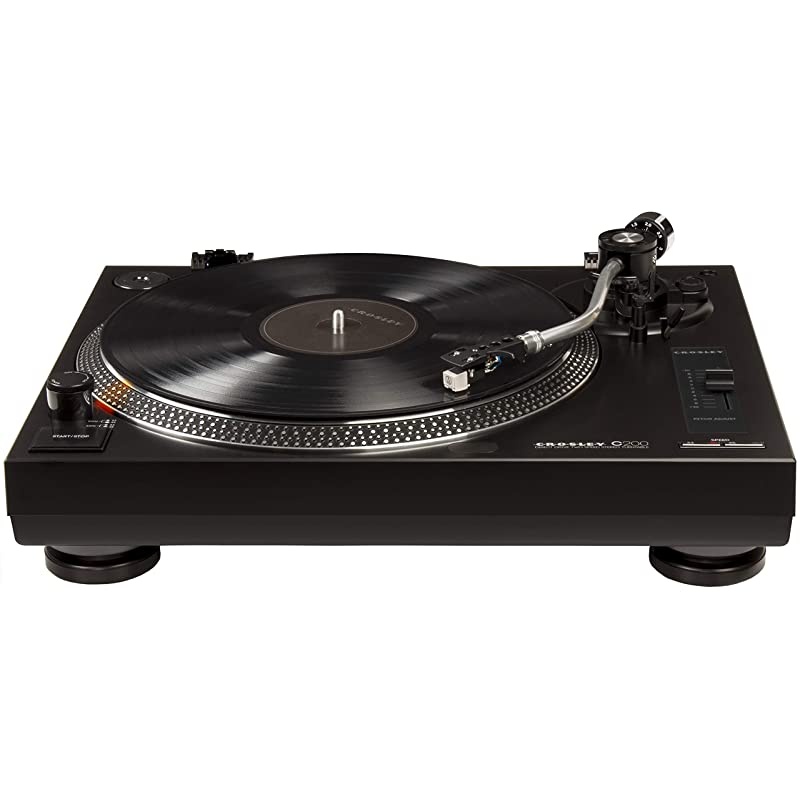 C200 DirectDrive Turntable with SShaped Tone Arm Black