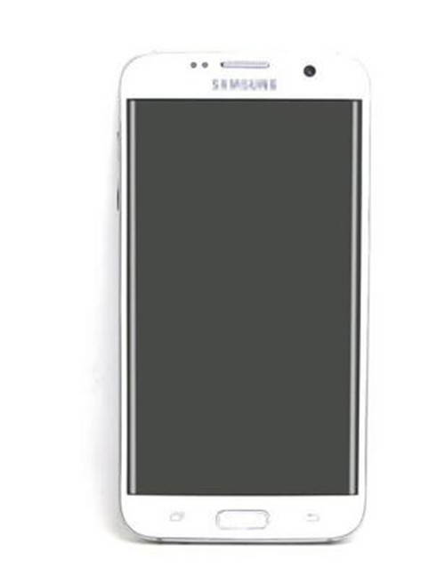 1:1 ABS Plastic Fake Dummy Phone Model for Samsung Galaxy S7 Edge G935F (White with Dark Screen)