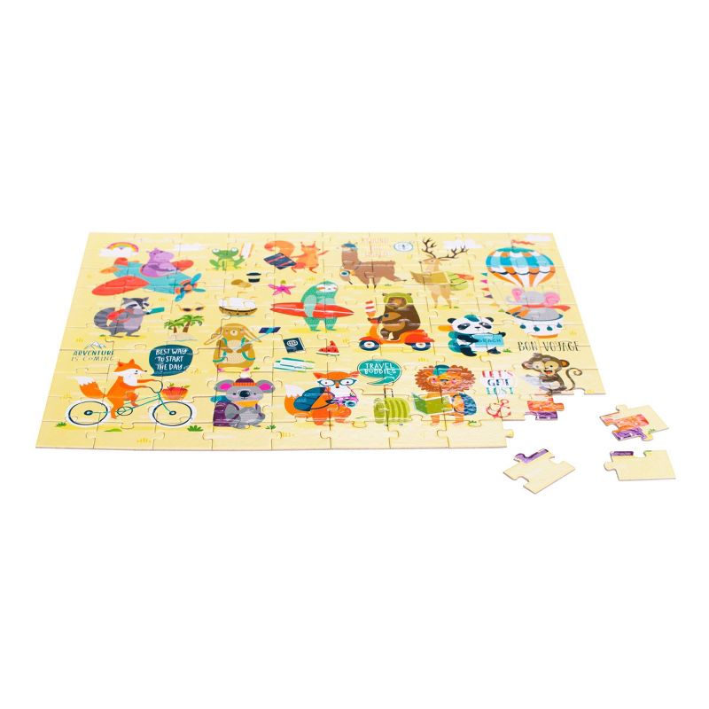 Chuckle & Roar Adventure Awaits Soft-Touch Jigsaw Puzzle - 100pc