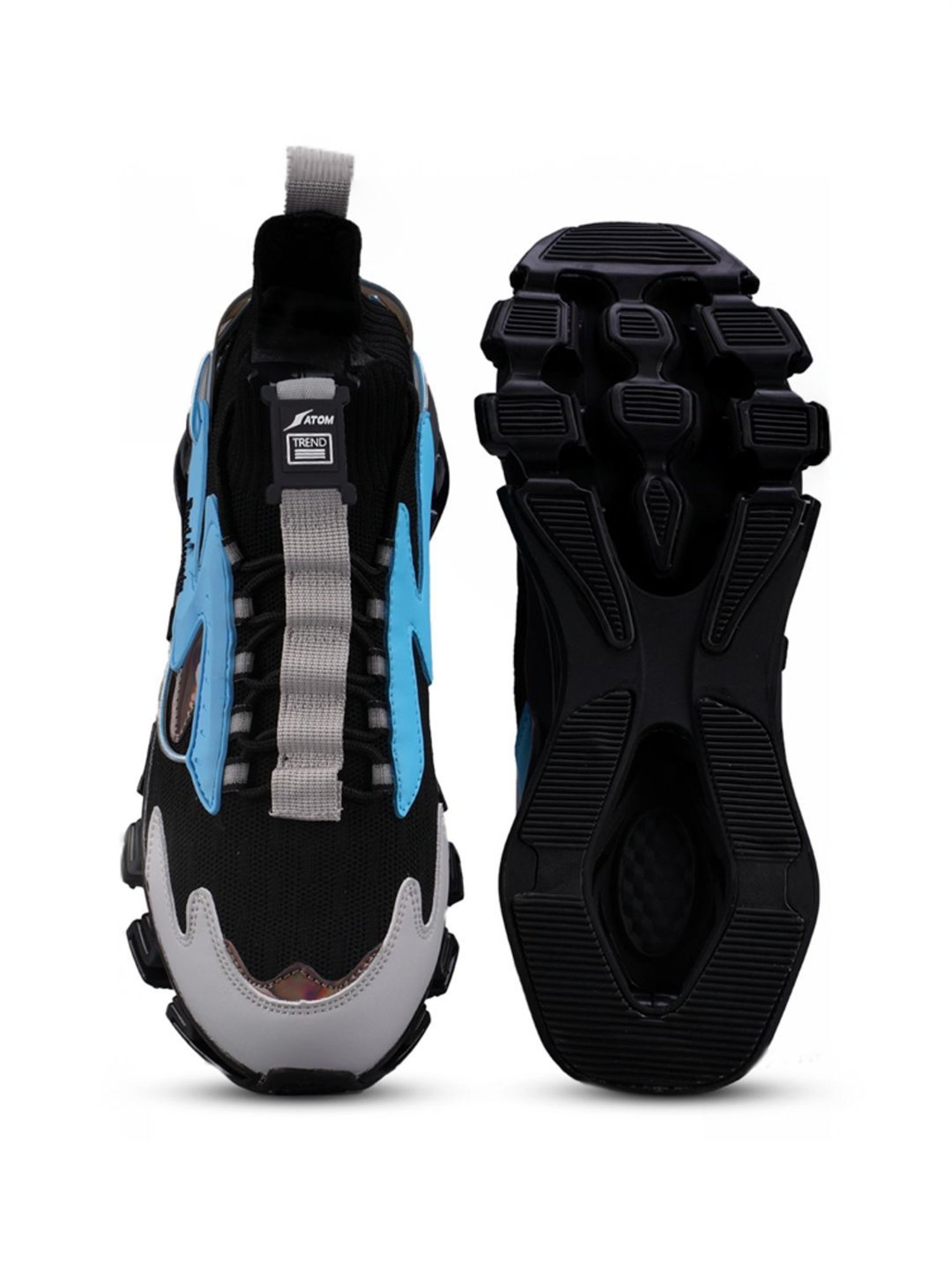 Atom Men's Spring Edge Alpha 2 Black Running Shoes