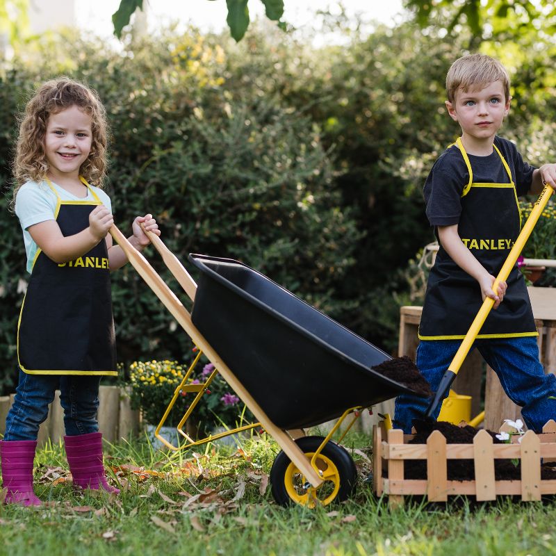 Stanley Junior Kids Wheel Barrow Black