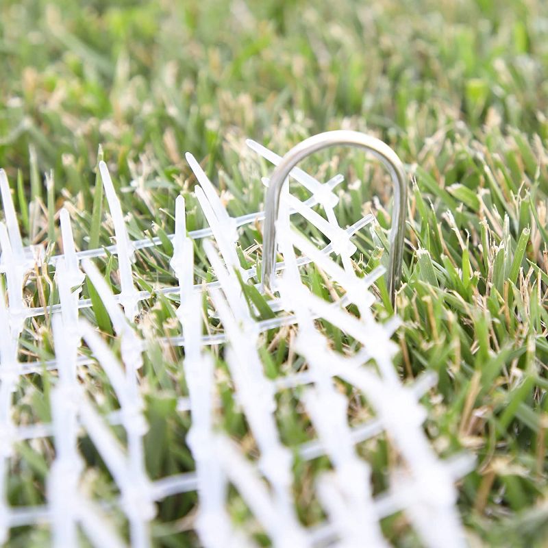 Okuna Outpost Pet Deterrent Mat for Training Cats and Dogs, White (78 x 11 in)