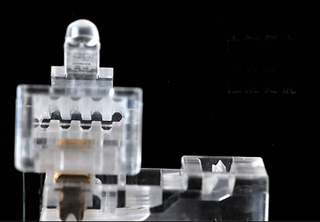 (100pcs/pack) RJ45 Cat6 8P8C Modular Plugs Connector For Cat6 Lan Cables - RJ45 Network Cable Connector Ethernet Plug Jack