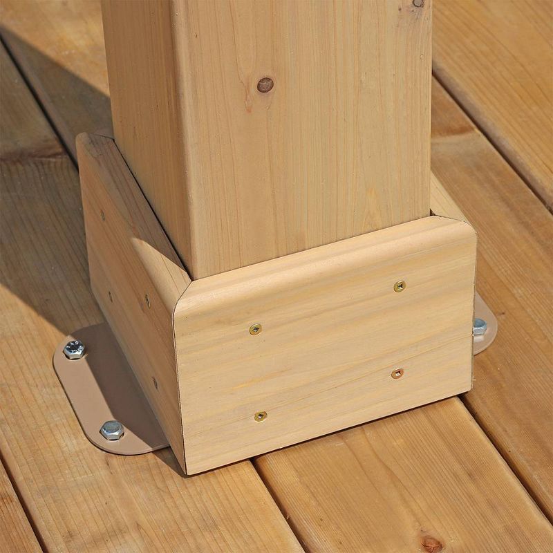 Meridian 10' X 10' Gazebo - Brown - Yardistry