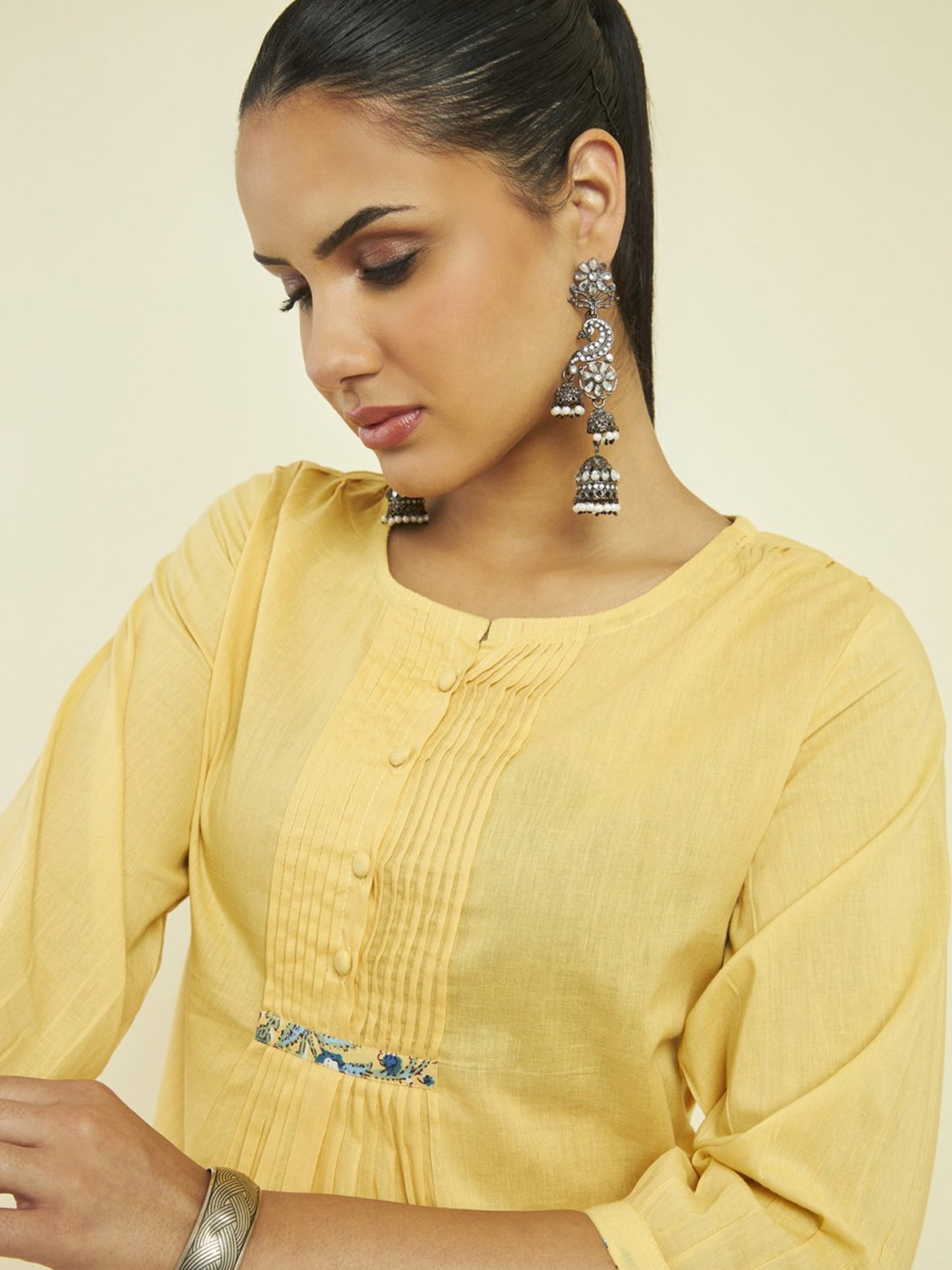Soch Yellow Cotton Tunic