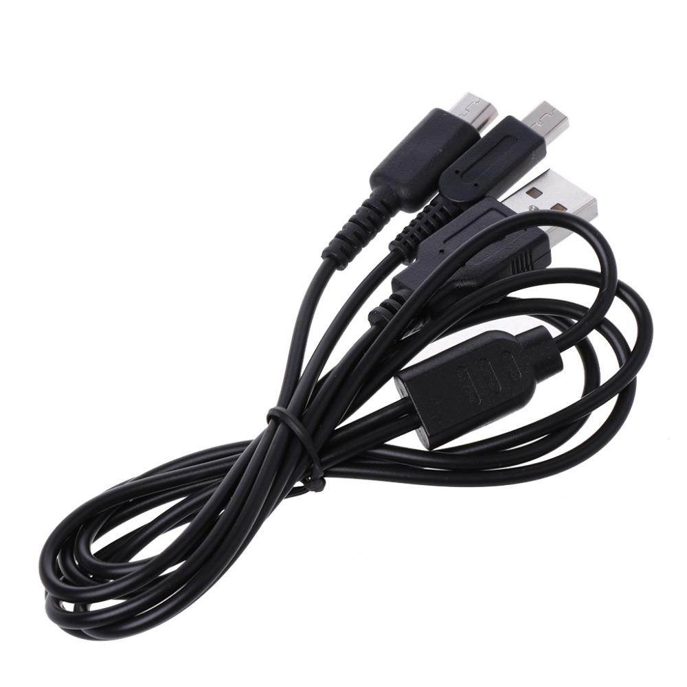 2-In-1 USB Power Charging Cable Y-Splitter Cord For Nintendo 3DS NDSI DS Lite