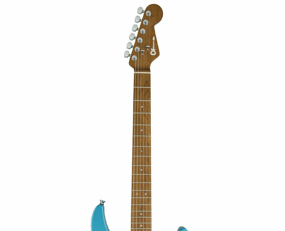 Charvel Pro-Mod DK24 HH 2PT CM Caramelized Maple - Matte Blue Frost