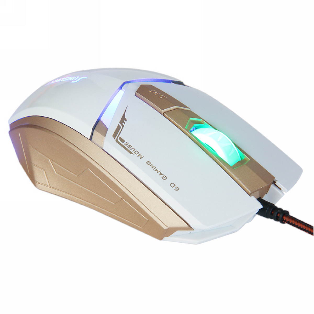 Sunsonny TM30 USB Wired / 6 Button / 600~1000~1600dpi Adjustable Blue LED Color Gaming Mouse
