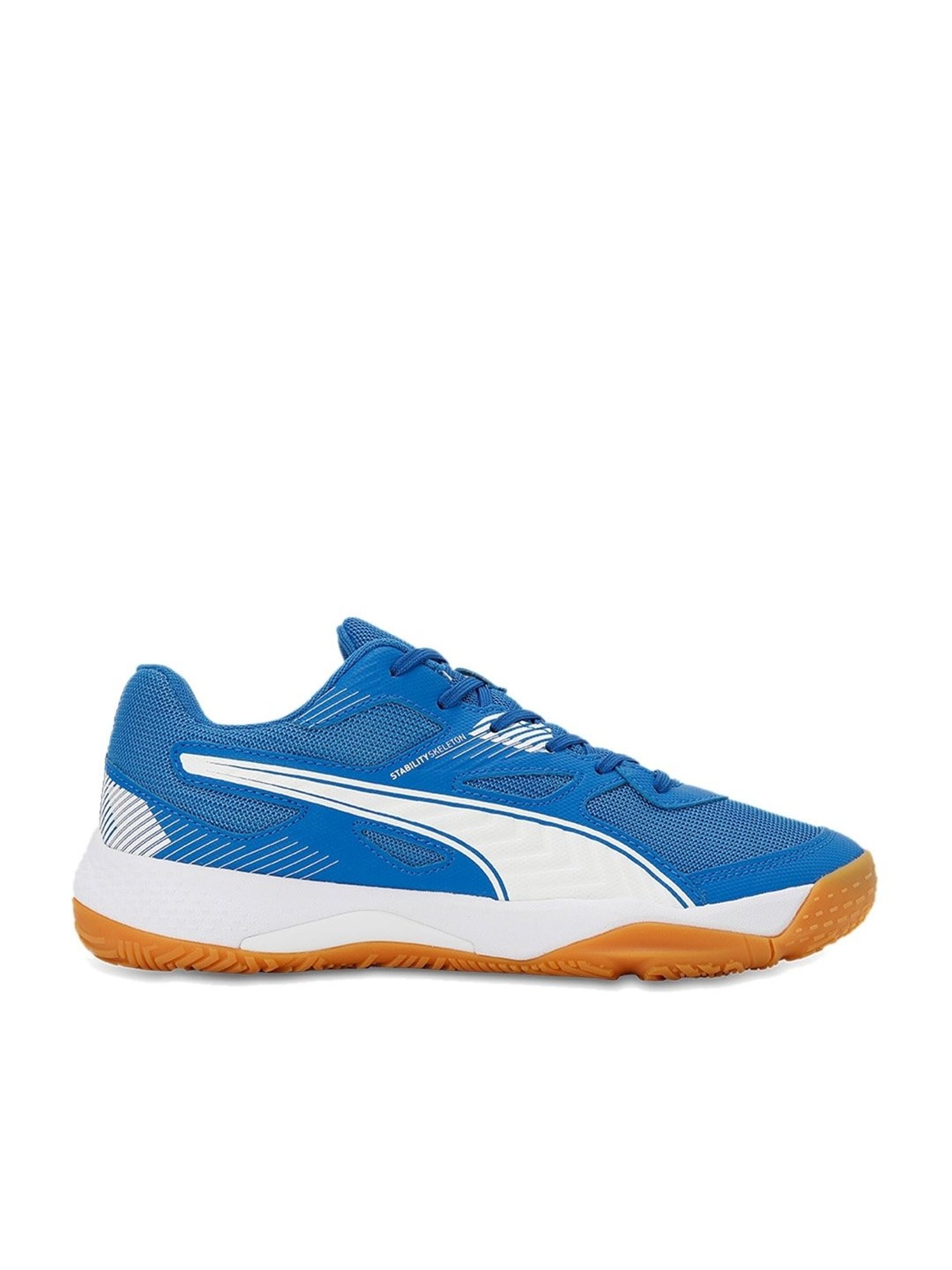 Puma Men's Solarflash II Royal Blue Indoor Court Shoes
