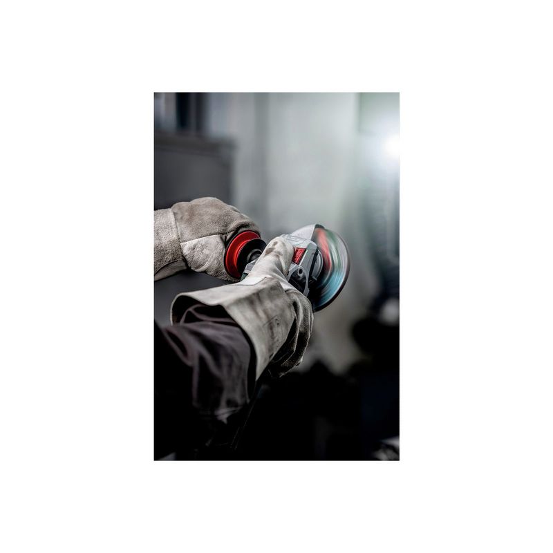 Metabo 603629420 WP 13-125 Quick 12 Amp 11,000 RPM 4.5 in. / 5 in. Corded Angle Grinder with Non-Locking Paddle