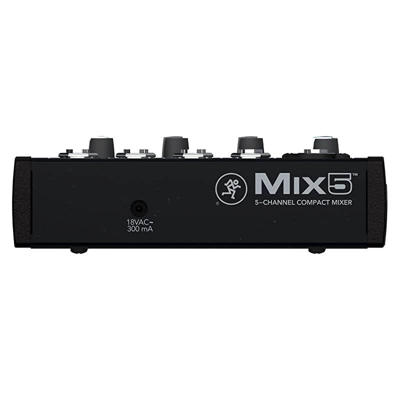 Mix Series, 5-Channel Compact Mixer with Studio-Level Audio Quality (Mix5)