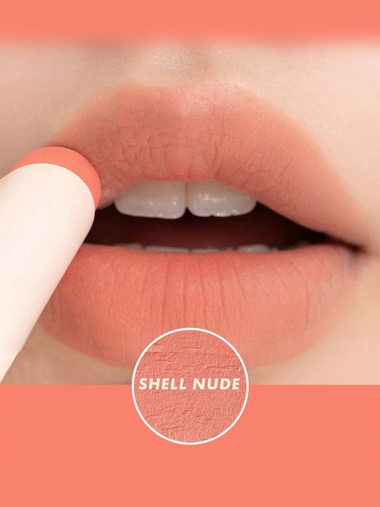Rom&nd Zero Matte Lipstick 09 Shell Nude - 3 gm