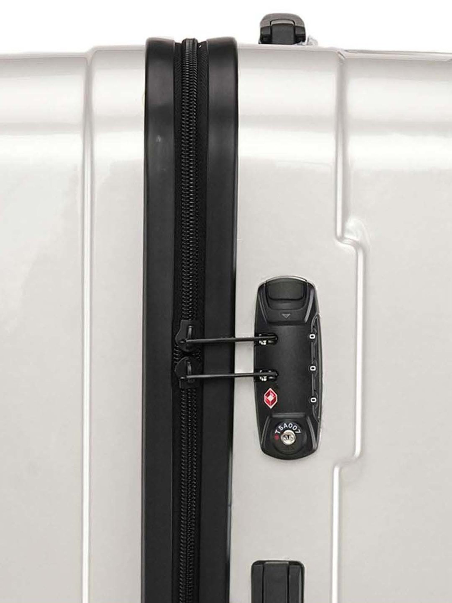 Swiss Brand Baden Silver Large Hard Trolley Bag - 28 cm