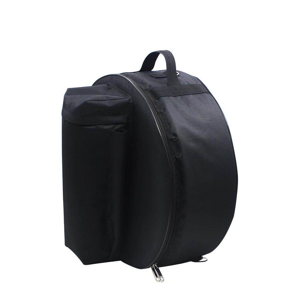 Durable 14 Inch Snare Drum Bag Backpack Case with Shoulder Strap Outside Pockets