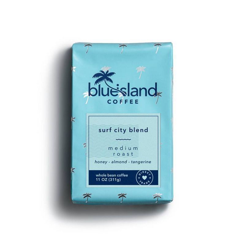 Blue Island Coffee Surf City Blend Ground Medium Roast Coffee - 11oz
