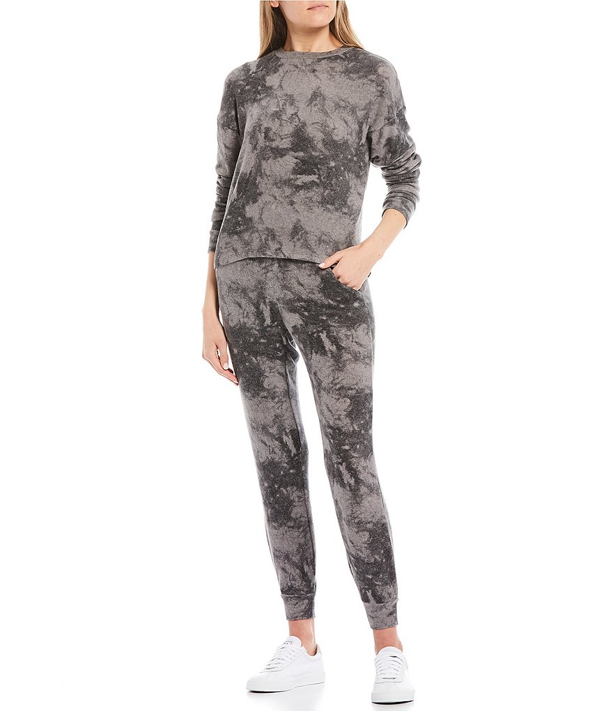 Fornia Tie-Dye Lounge Long Sleeve Pullover