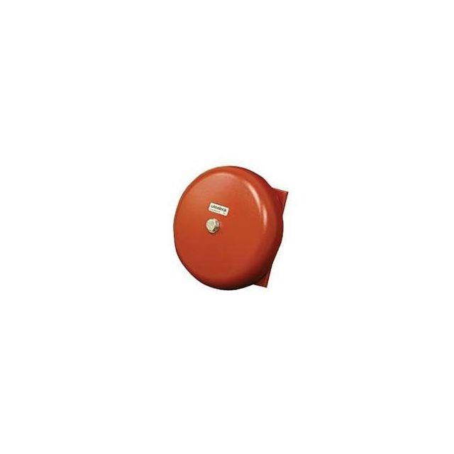Wheelock 43T-G10-115-R AC VIB Bell  Indoor/Outdoor  115VAC  10in. Shell  Red