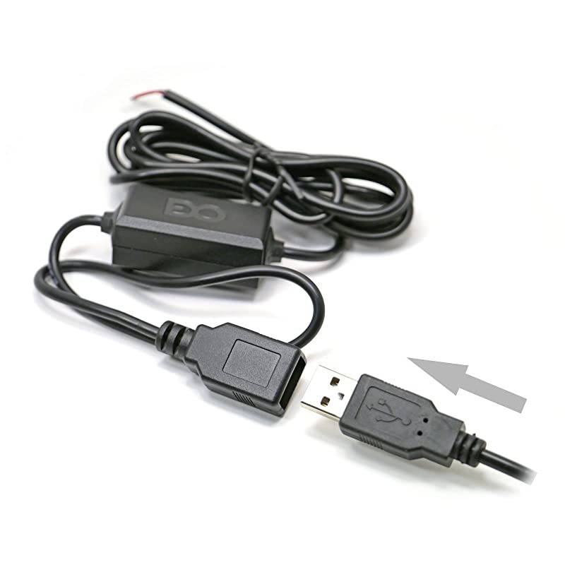 Tech Ultra Compact USB Direct Hardwire Adapter Kit for Apple iPhone 7 6 6plus 5 5S 5C 4 3G 3 HTC One Nokia Lumia Google Nexus Sony Xperia LG Optimus Smartphone Phone GPS SiriusXM Radio Dash Cam