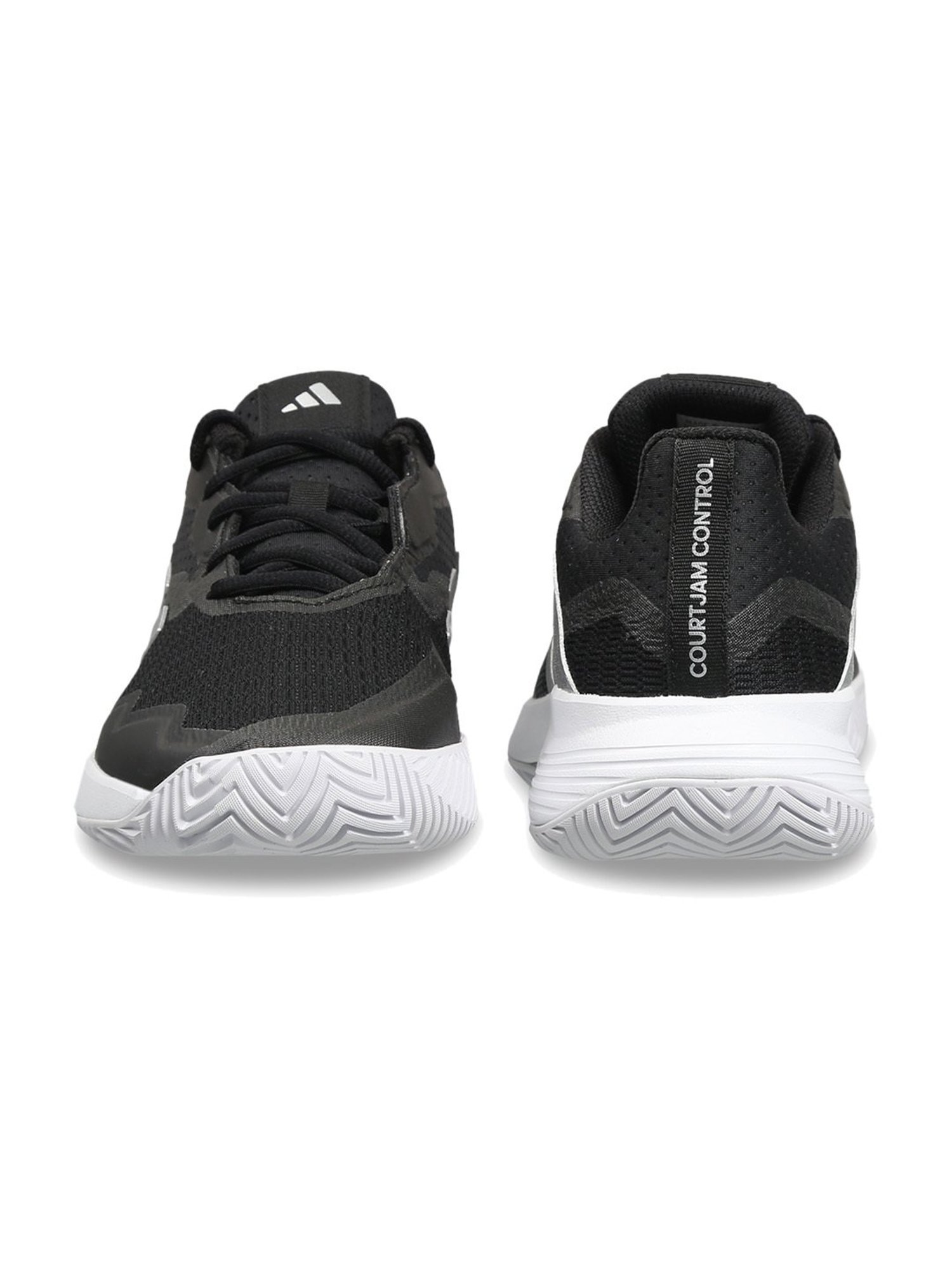Adidas Women's CourtJam Control Black Tennis Shoes