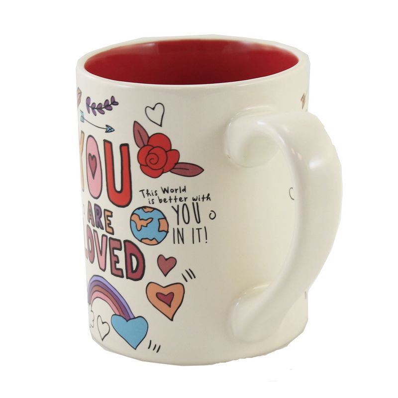 Tabletop 4.0" Simply Mud You're Loved Mug Frendship Appreciated Enesco  -  Drinkware