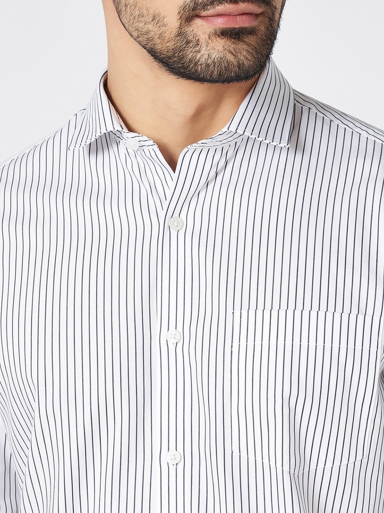 Peregrine by Pantaloons Sea Salt Cotton Slim Fit Tie - Dye Shirt