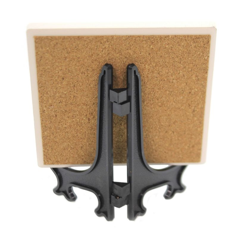 Animal 4.0" Bulldog - House Stone Coaster Easel Sjt Enterprises  -  Coasters