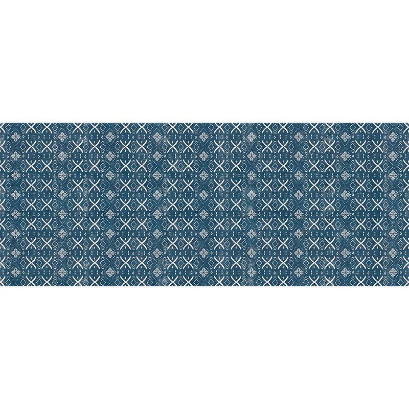 Tempaper 3' x 7'6" Mudcloth Indoor/Outdoor Vinyl Floor Rug