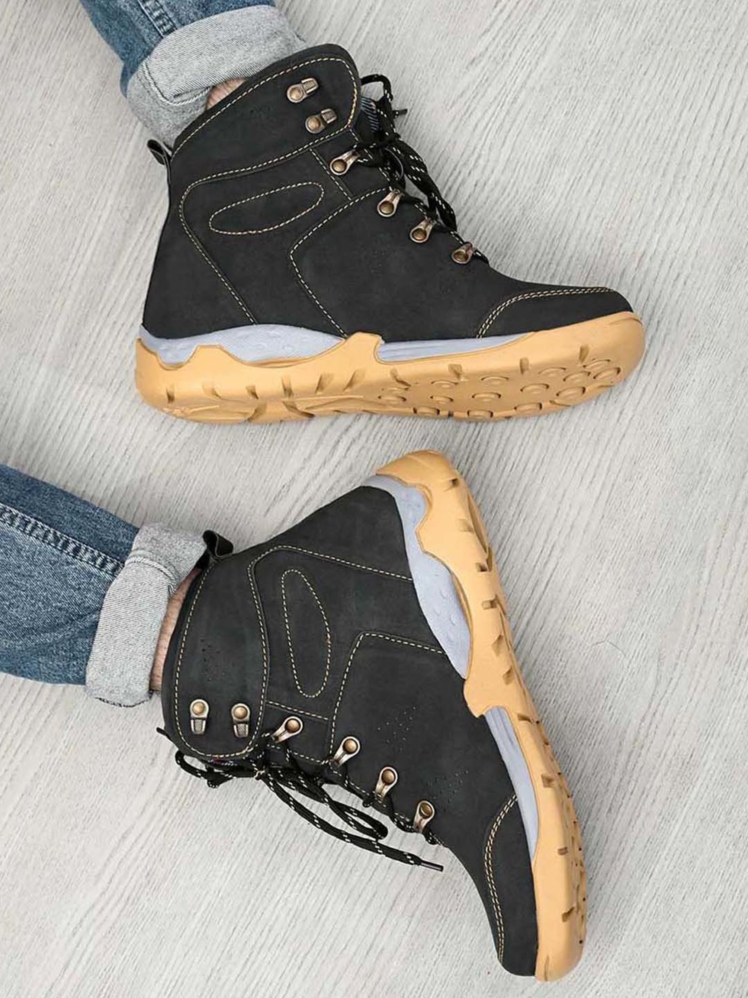 Eego Italy Men's Black Casual Boots