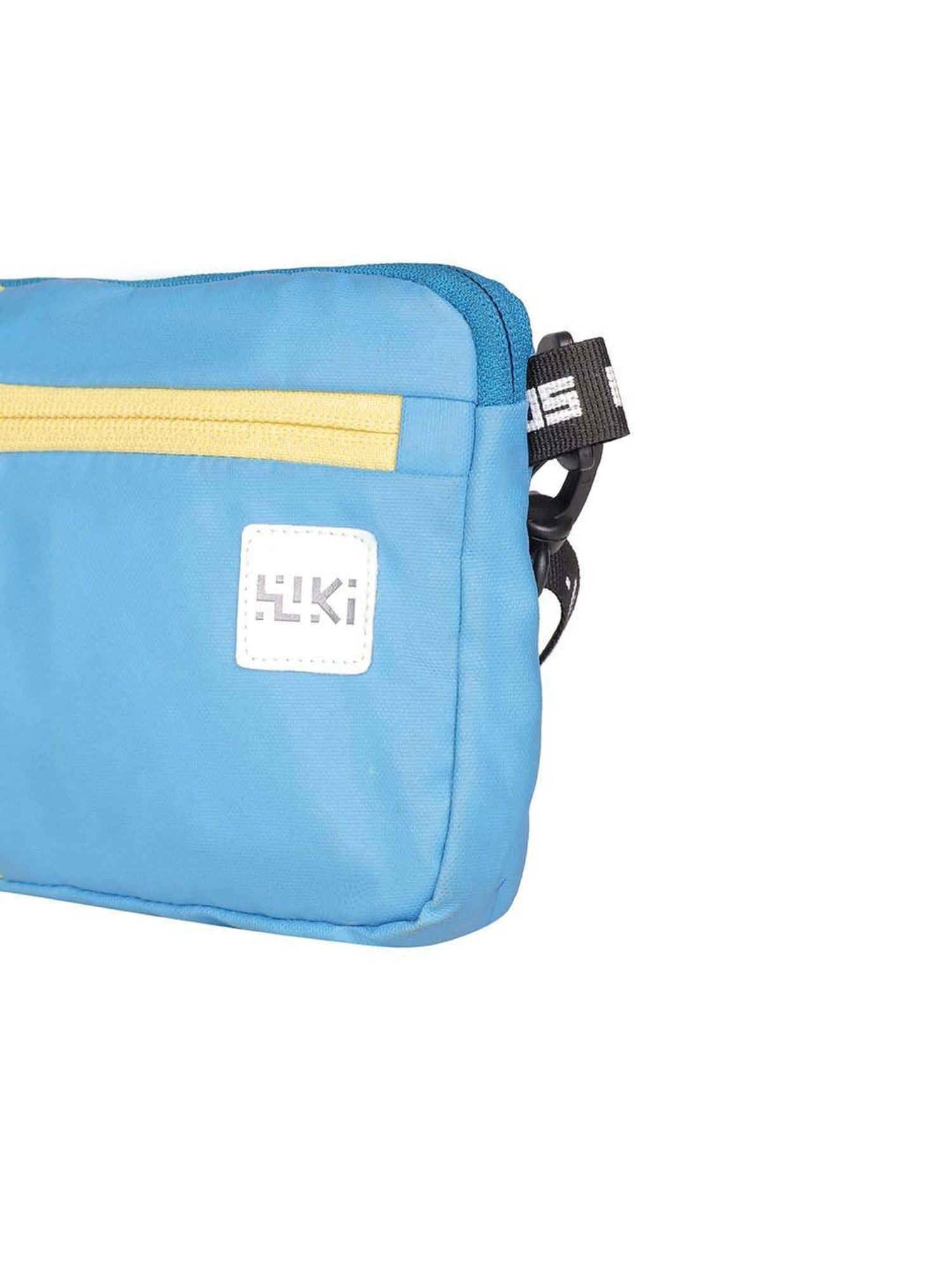 Wiki Blue Printed Medium Cross Body Bag