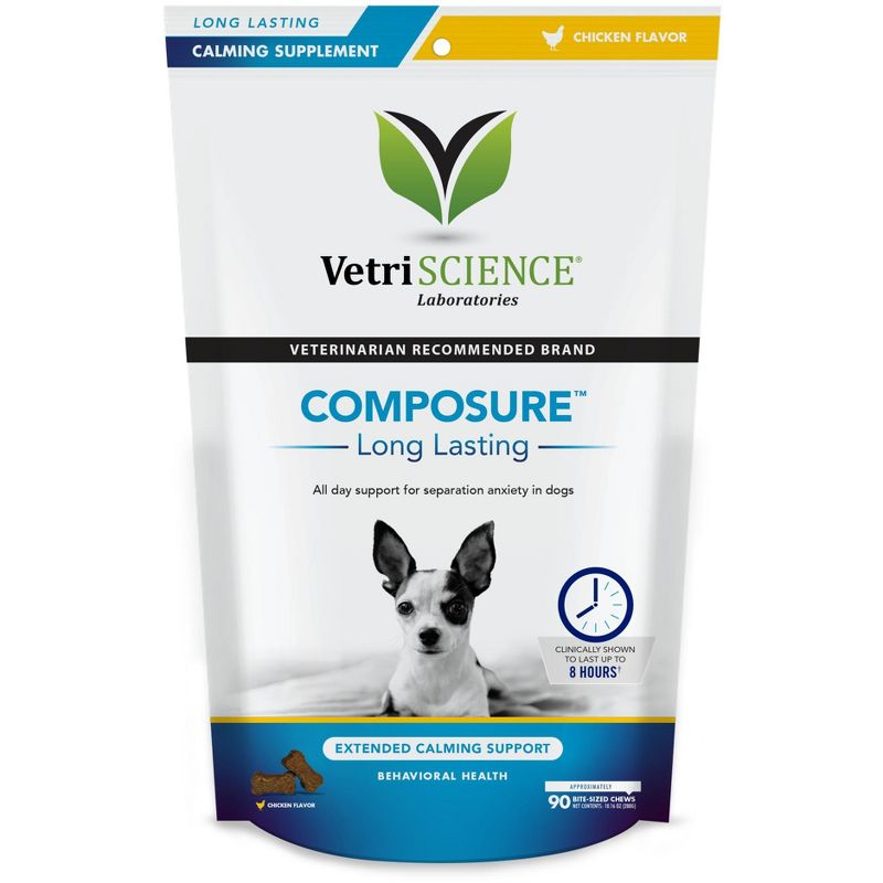 VetriScience Laboratories Composure Long Lasting, 90 Bite Sized Chews
