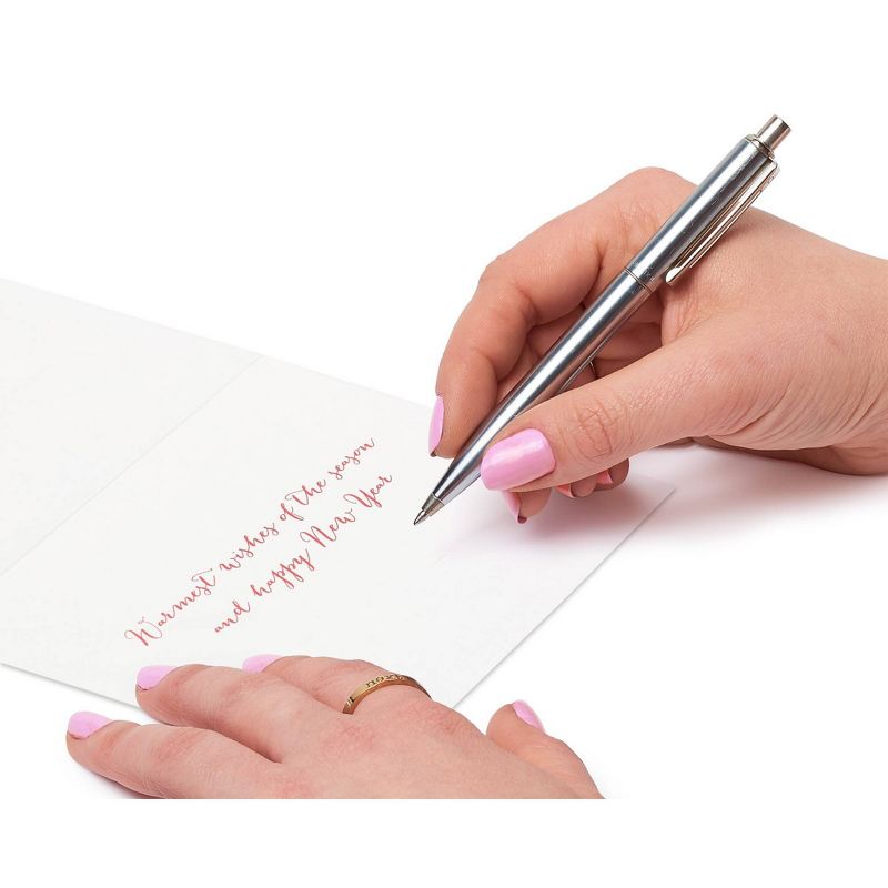 20ct Papyrus Happy Holidays Glitter Boxed Holiday Greeting Cards