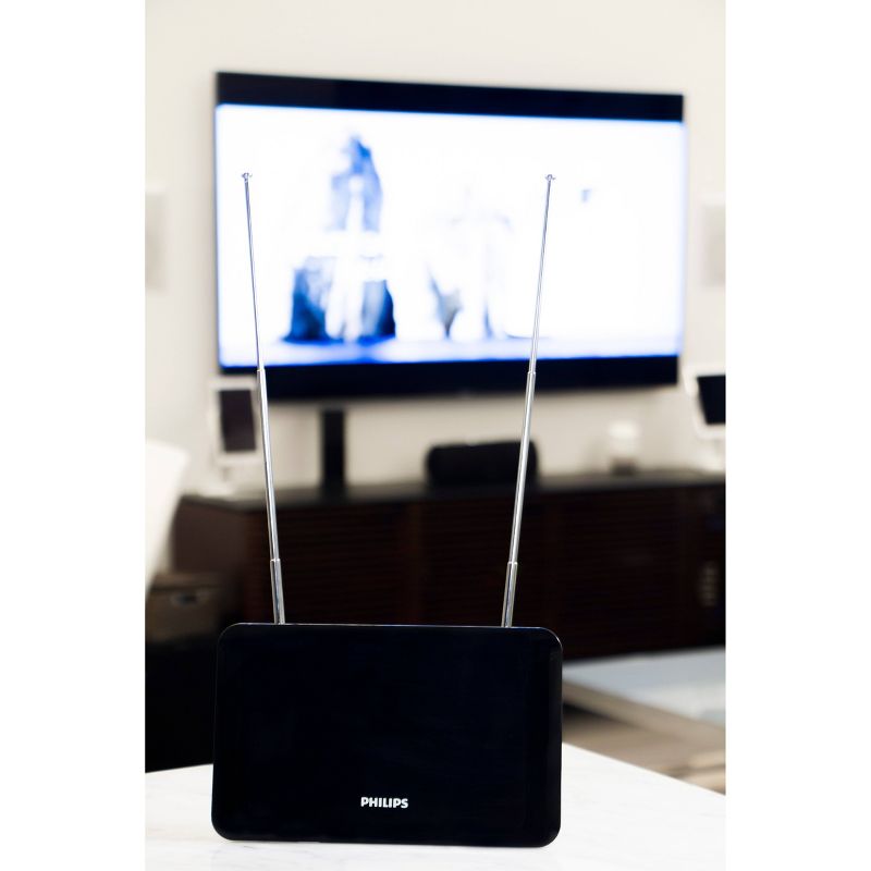 Philips Flat Panel HD Passive Antenna - Black