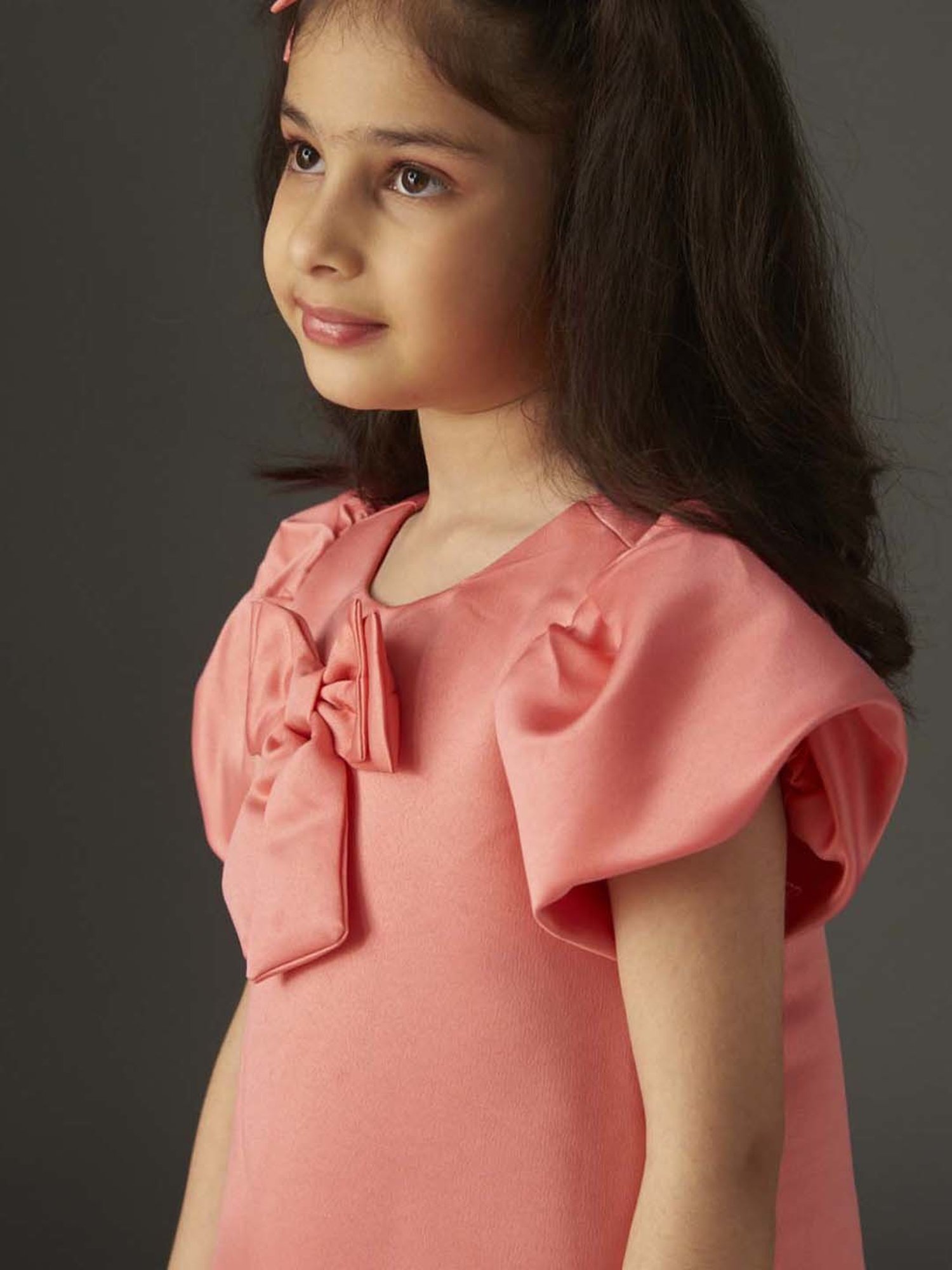 KidsDew Kids Coral Applique Dress