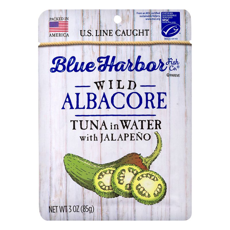 Blue Harbor Albacore Tuna Pouch Jalepeno - 3oz