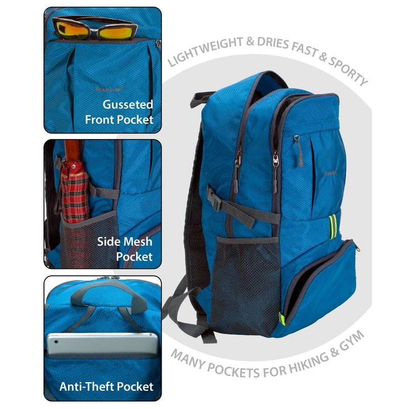 WIB Miami City Slim Backpack for up-to 14.1" Notebook , Tablet, eReader - Green - Twill Polyester - Twill Polyester, Microsuede - Shoulder Strap