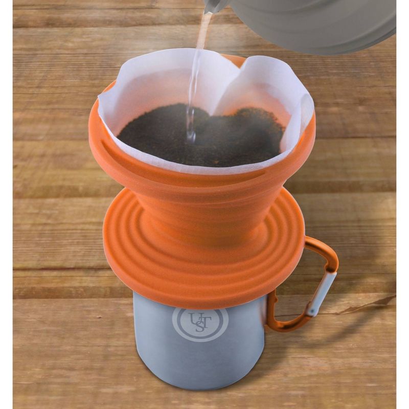 EcoVessel 12oz Transit Insulated Stainless Steel Coffee and Camping Mug - Black