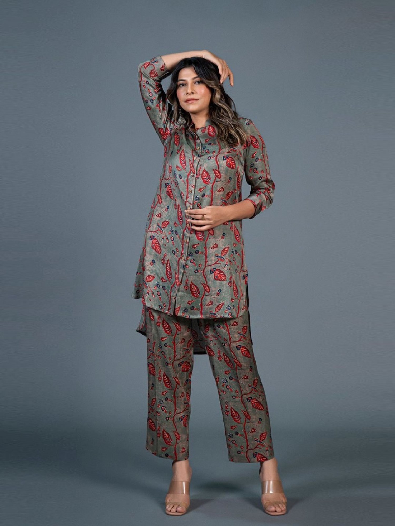 Eeshva India Grey Co-Ord Set