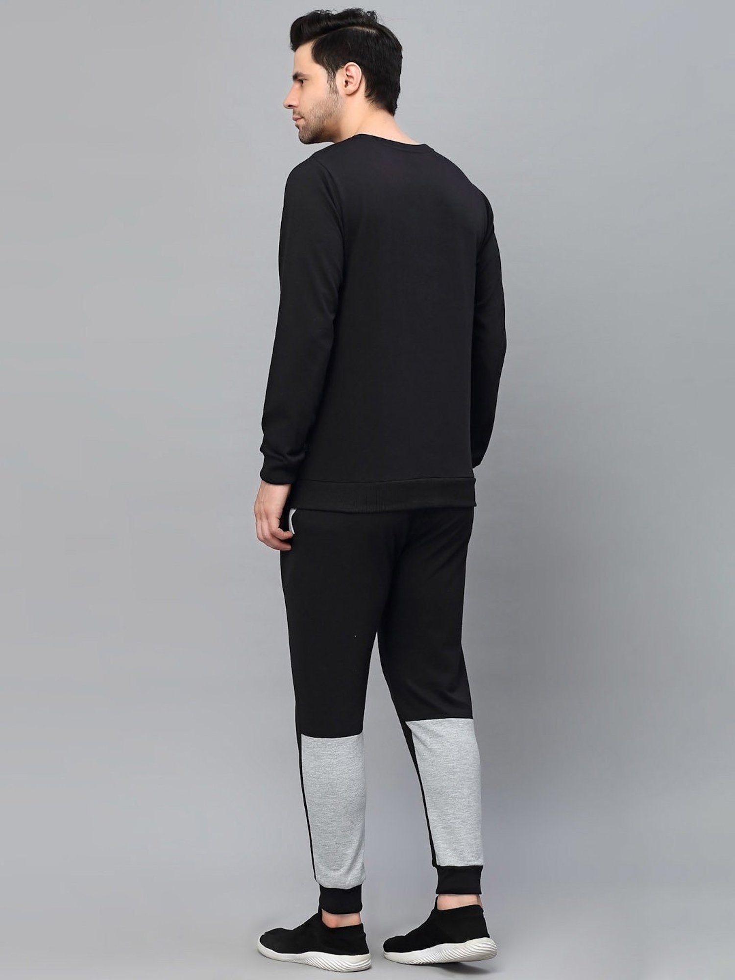 Rigo Black Regular Fit Tracksuit