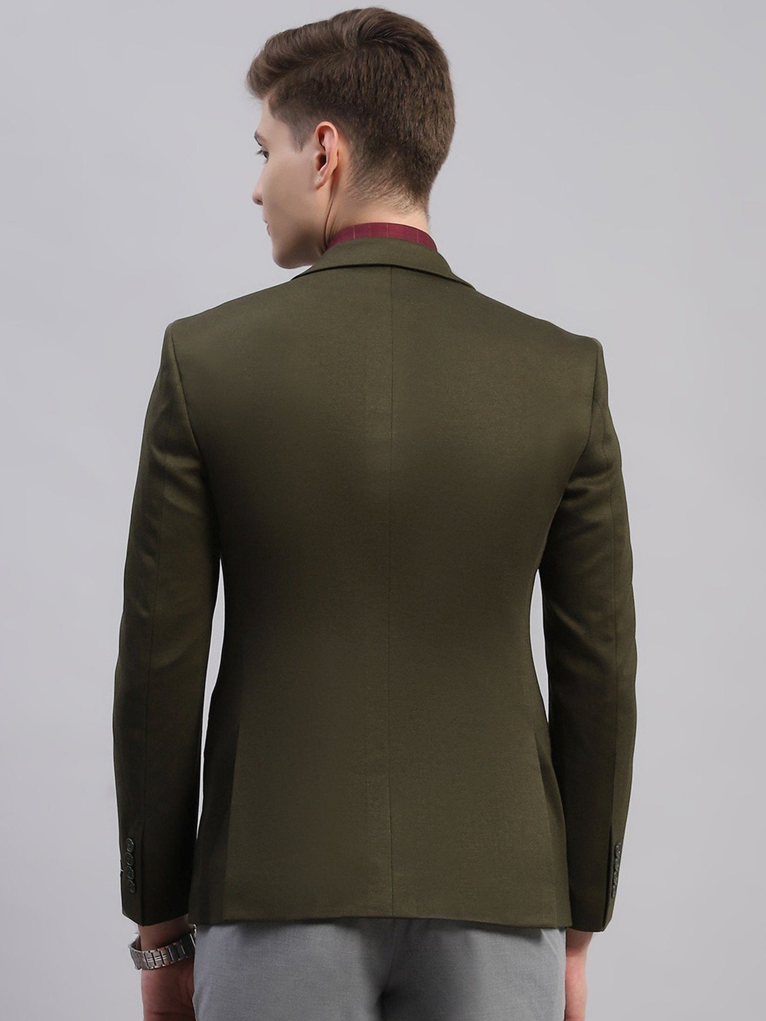 Arrow Sports Green Regular Fit Texture Waistcoat