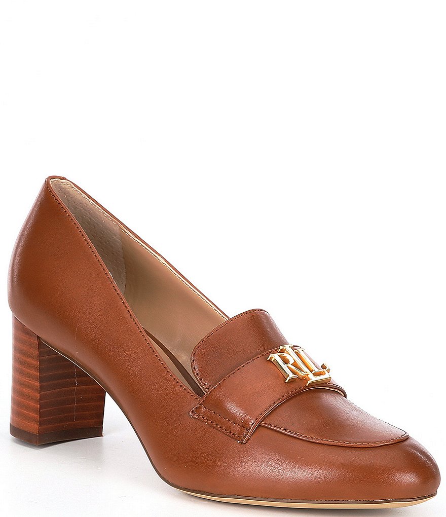 Lauren Ralph Lauren Brendi Leather Pumps