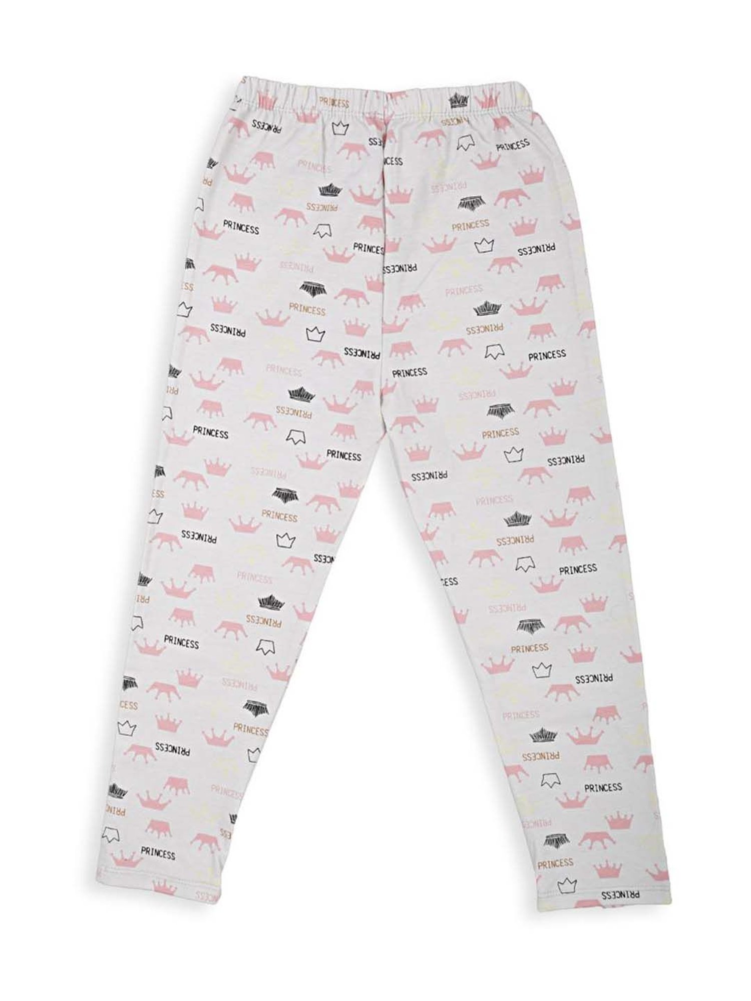 Baby Moo Kids Pink Cotton Printed T-Shirt & Pyjama