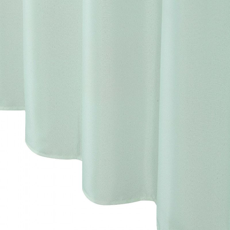 Hotel Collection Water Resistant Fabric Shower Curtain Liner - Seamist/Aqua