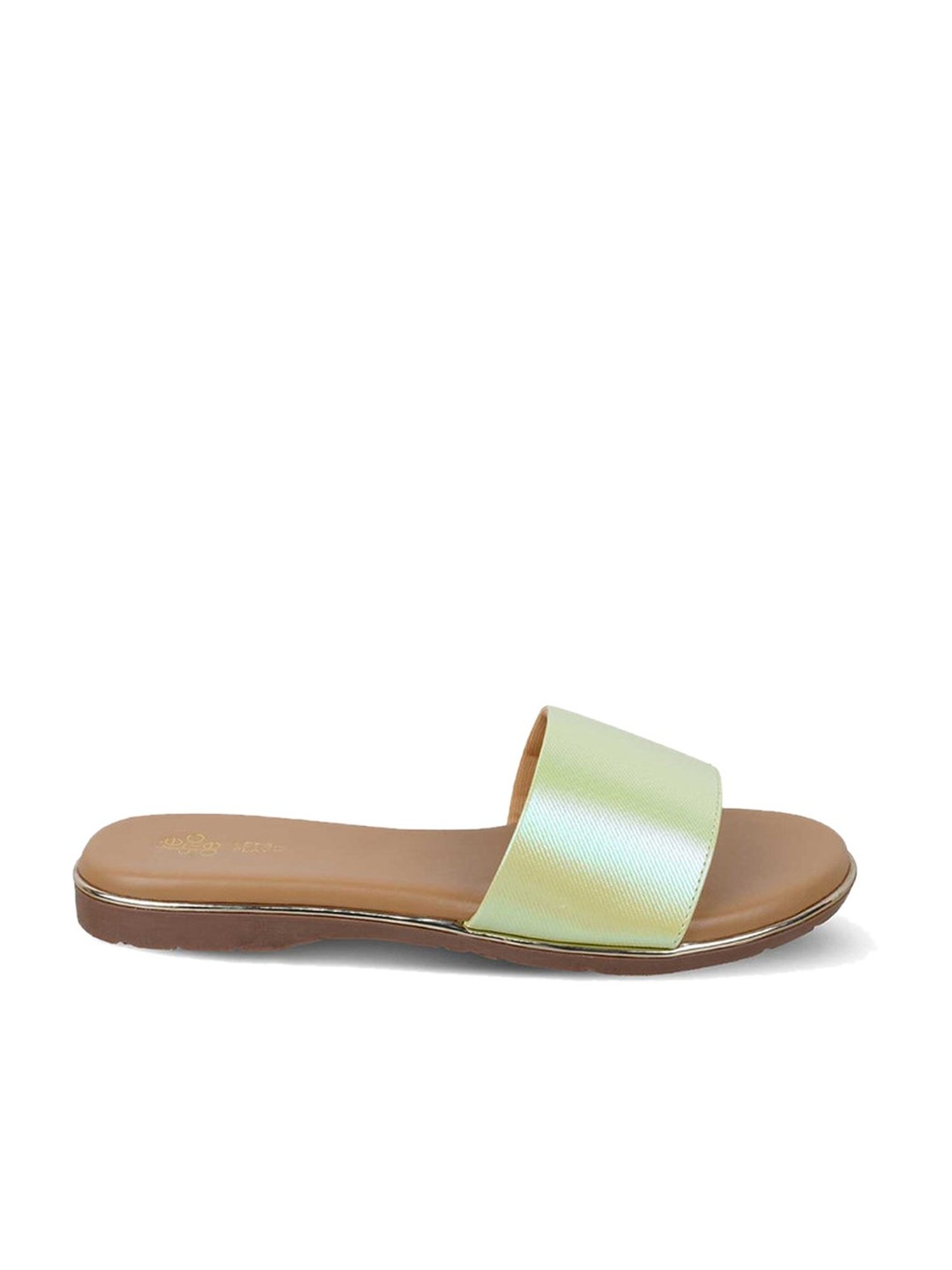 Tresmode Women's Green Casual Sandals