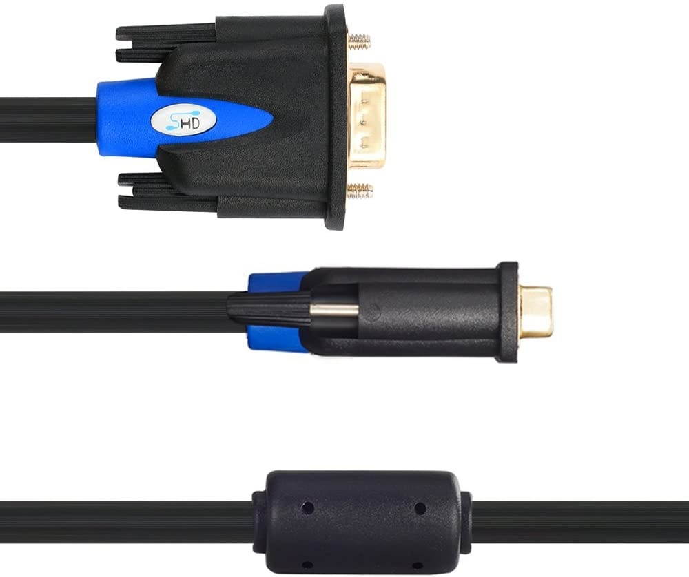 VGA CableSHD VGA to VGA HD15 Monitor Cable for PC Laptop TV Projector-30Feet