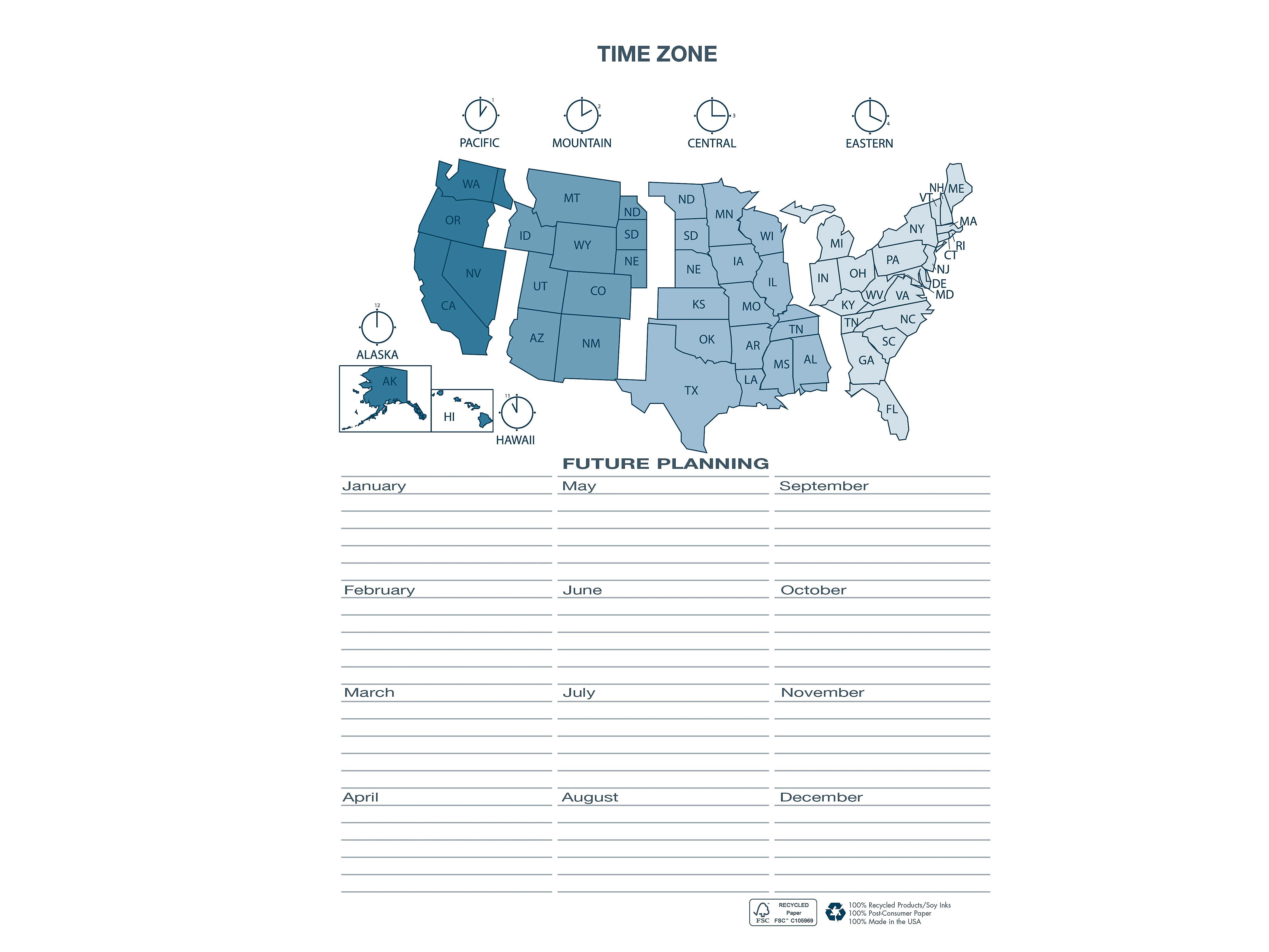 House of Doolittle 2021-2022 8.5" x 11" Academic Planner Black 26302-22