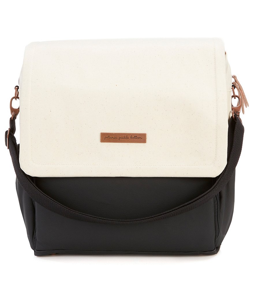 Petunia Pickle Bottom Boxy Backpack Colorblock Canvas Diaper Bag