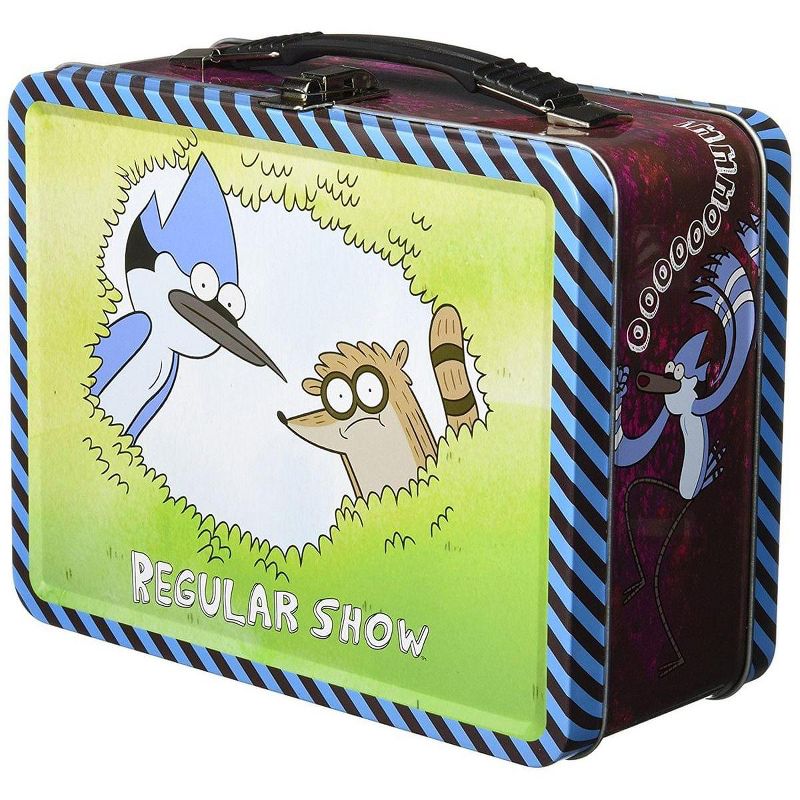 Bif Bang Pow Regular Show Mordecai and Rigby Tin Tote